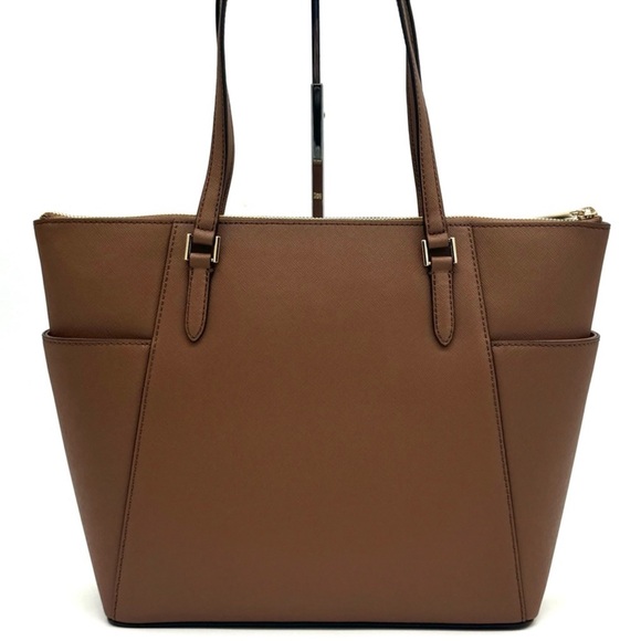 Michael Kors Large Charlotte TZ Tote Bag Luggage - Picture 5 of 11